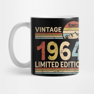 Vintage Since 1964 Limited Edition 59th Birthday Gift Vintage Men's Mug